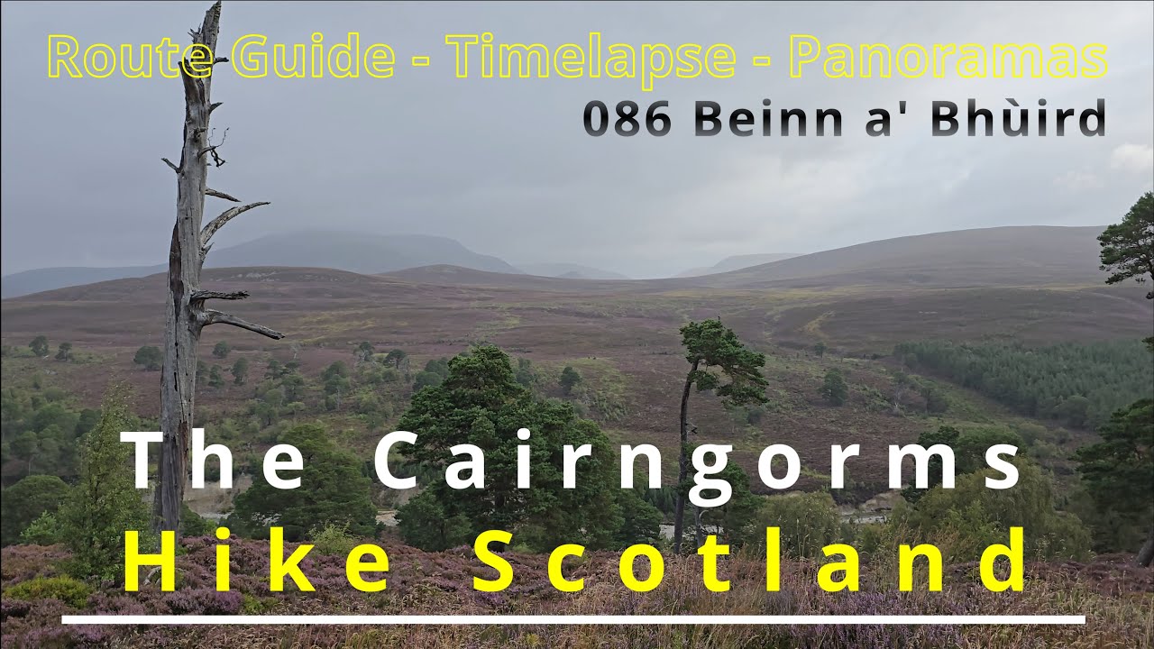 086 Beinn a' Bhùird, Cairngorms, Scotland. Long walk, gentle incline, easy route to navigate.