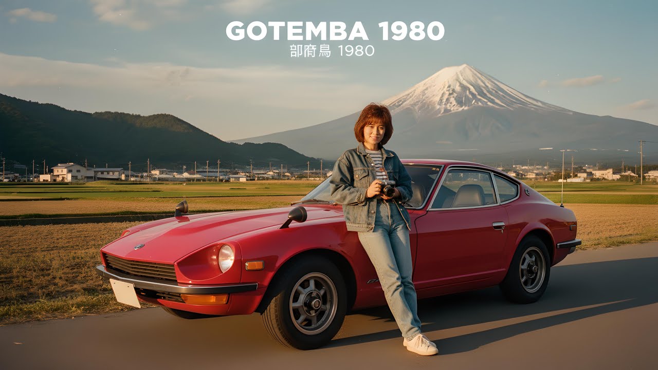 NOSTALGIC ROAD TRIP VIBES | Vintage Red Car Adventure Playlist