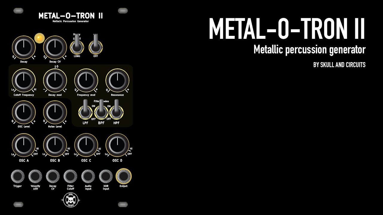 Skull and Circuits Metal-o-tron demo