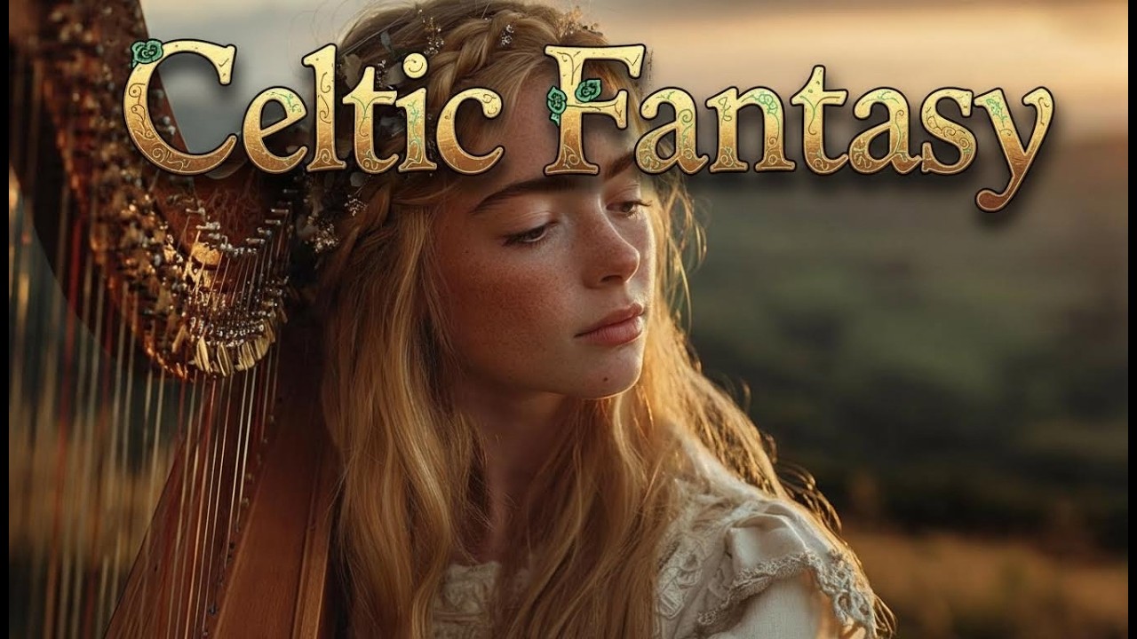 Calm Celtic Music for Sleep and Relaxation | Irish Gaelic Female Vocals with Harp and Flute