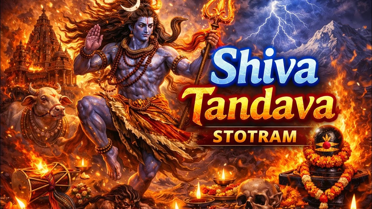 Shiva Tandava Stotram || Powerful Trance |Shiv Bhajan |kritnajitesh 