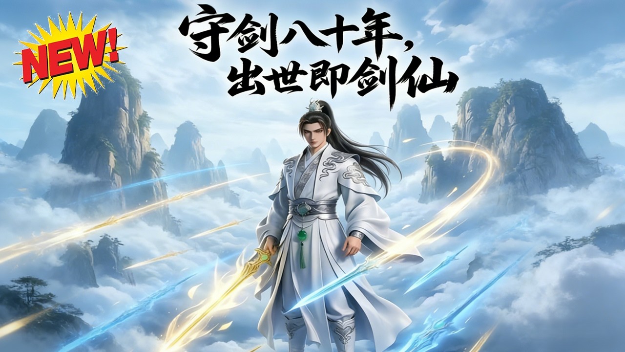 ⚡【新番速递】《守剑八十年，出世即剑仙》杂役弟子被贿赂反丢剑阁守邪剑，无人知他剑道通神，一触即悟无上剑招！#玄幻 #仙侠 #逆袭 #爱看动漫