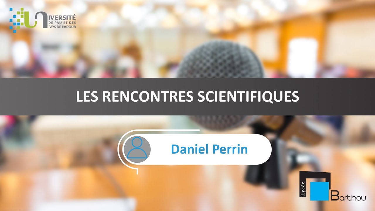 Conf&eacute;rence de Daniel Perrin - Les math&eacute;matiques : utiles et vivantes