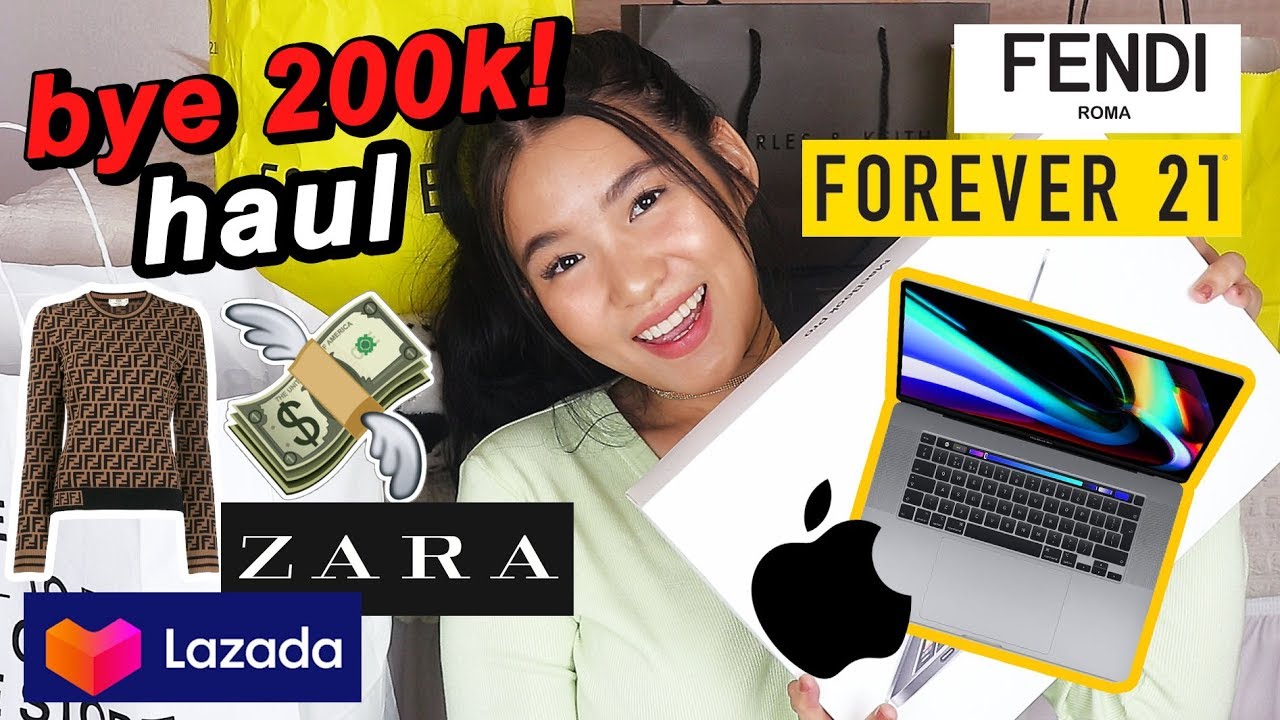VLOGMAS: GOODBYE 200K HAUL (MAKEUP, CLOTHES, MACBOOK PRO!) | Toni Sia