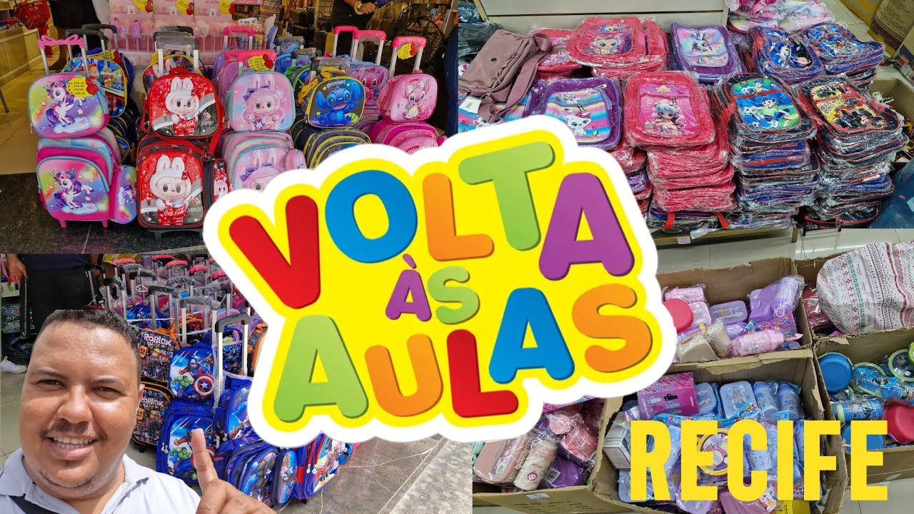 VOLTA ÀS AULAS NA LOJA DO CHINÊS EM RECIFE BOLSA NO ATACADO E VAREJO DE TODOS PREÇOS 