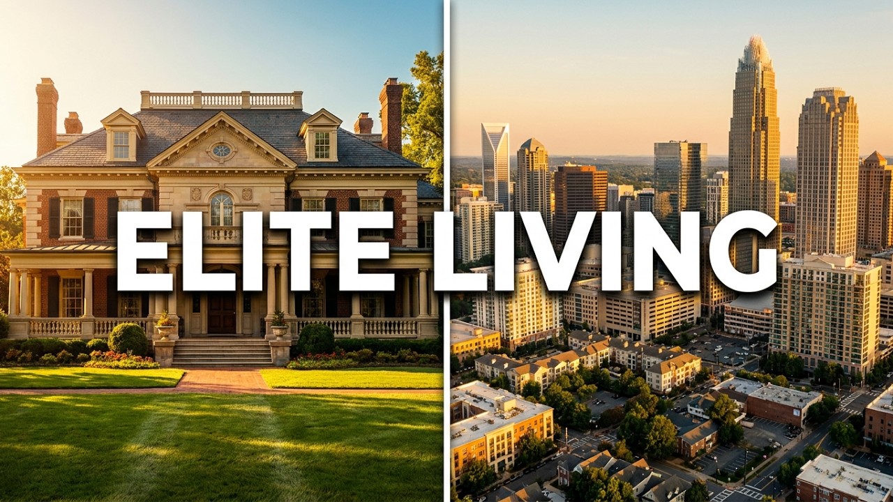 Charlotte's Richest Neighborhood #charlottenc #drivingtour