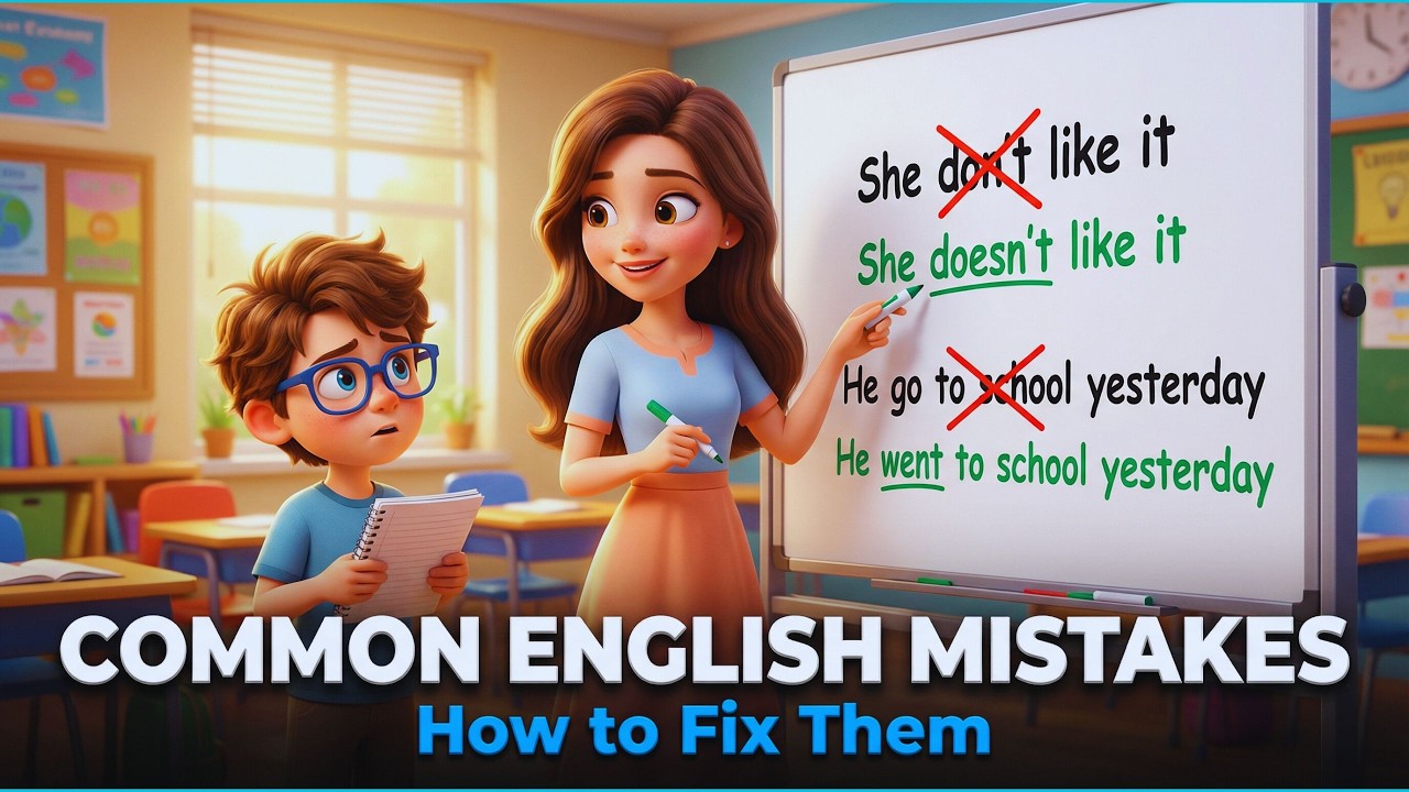Common English Mistakes and How to Fix Them
