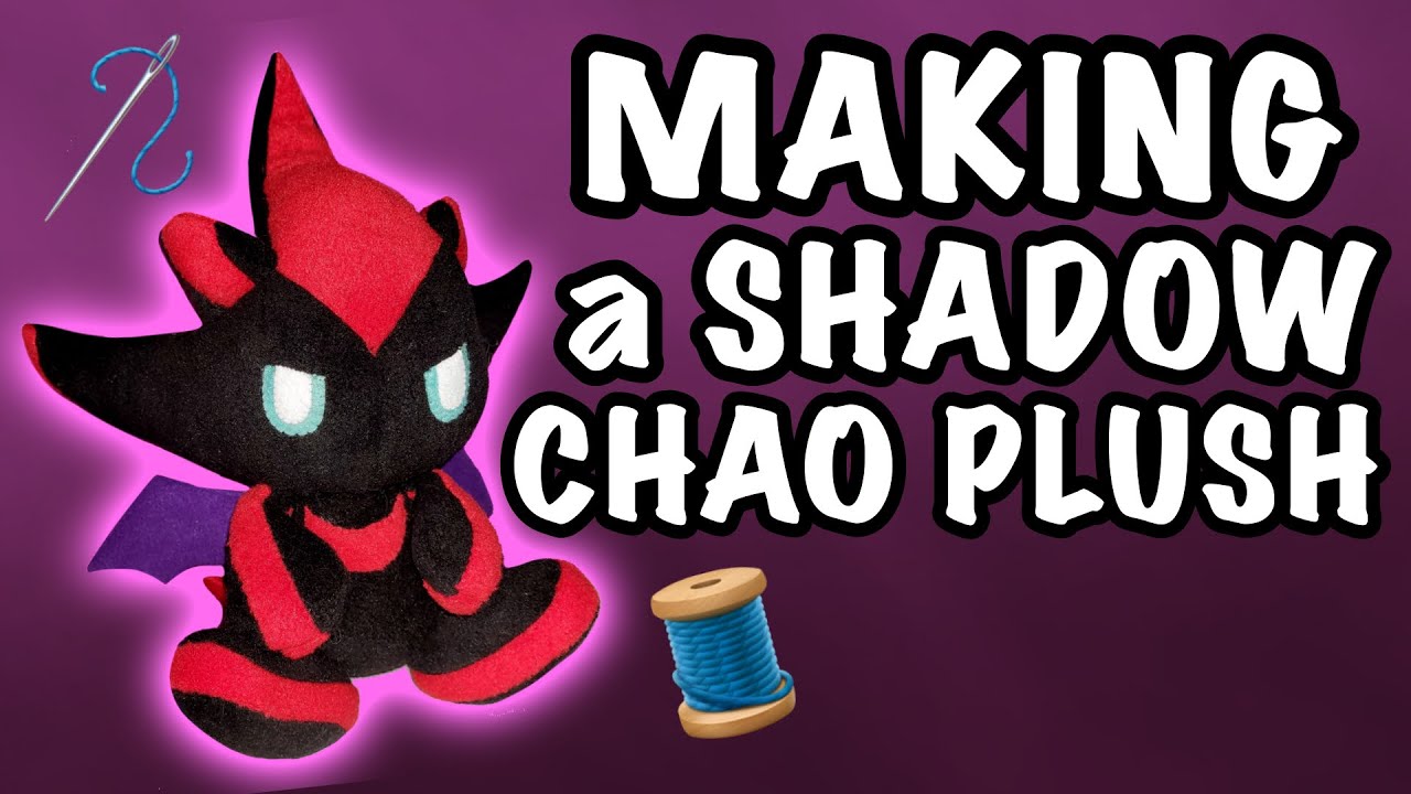 Making a Shadow Chao Plushie