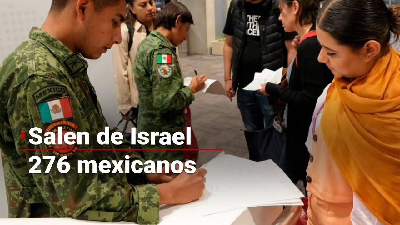 ¡YA VAN A CASA! | 276 mexicanos salen de Israel en aviones de la SEDENA