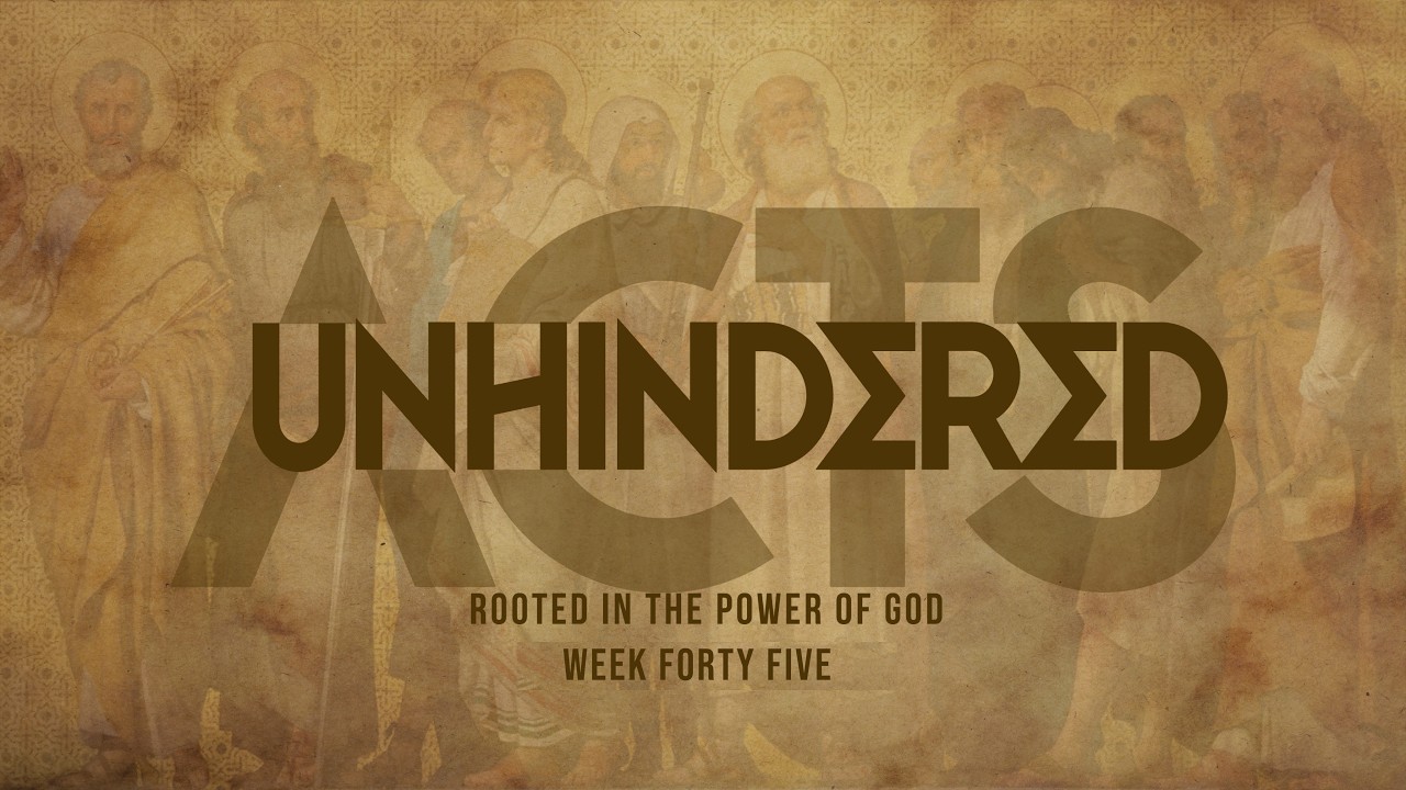 Guest Speaker: Paul Schliep | Unhindered: Rooted in the Power of God | Week 45