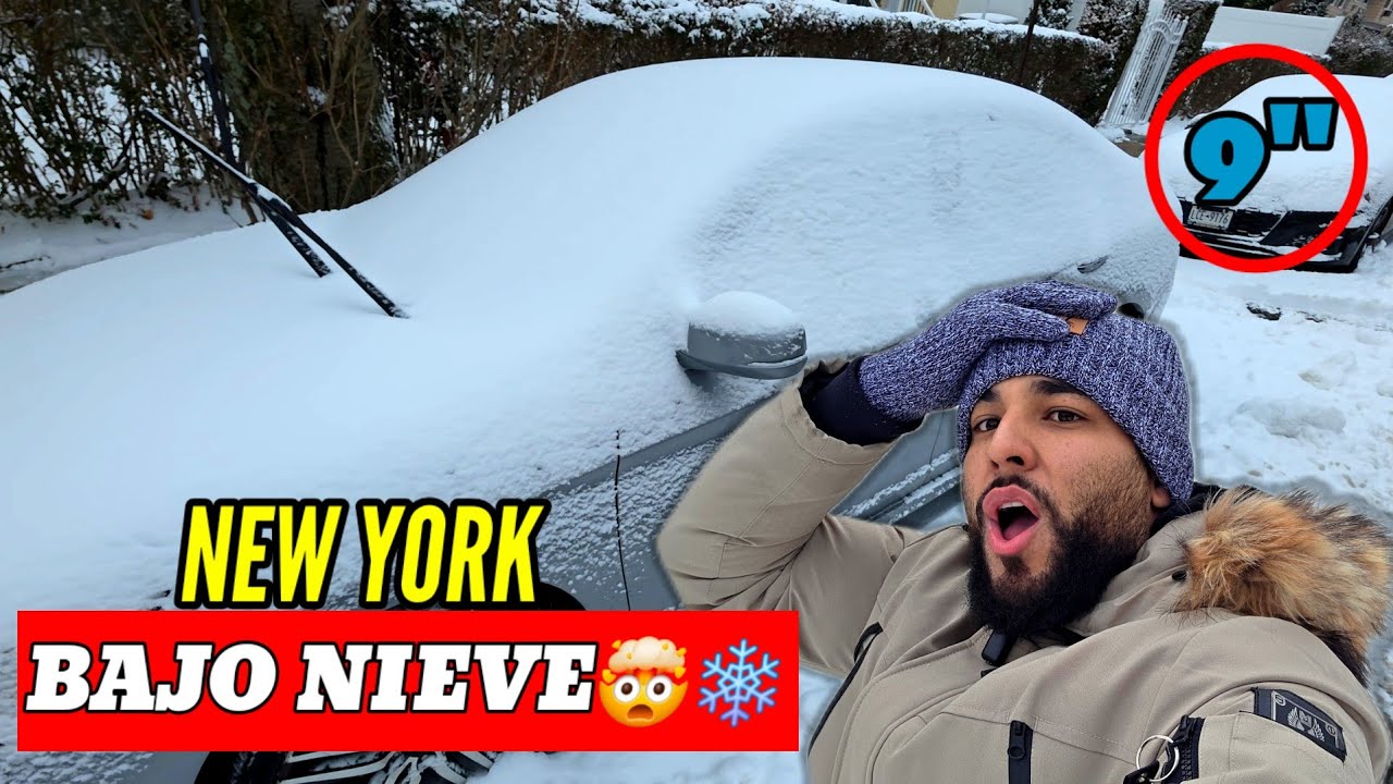 Nueva York Bajo Nieve ❄️ ¿Así se Vive una Tormenta de 9 Pulgadas?