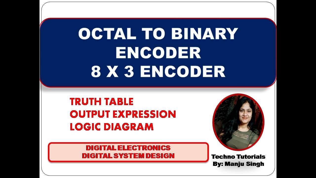 unit 2 L7.2 | Octal to Binary Encoder | 8 to 3 Encoder | design octal to binary encoder