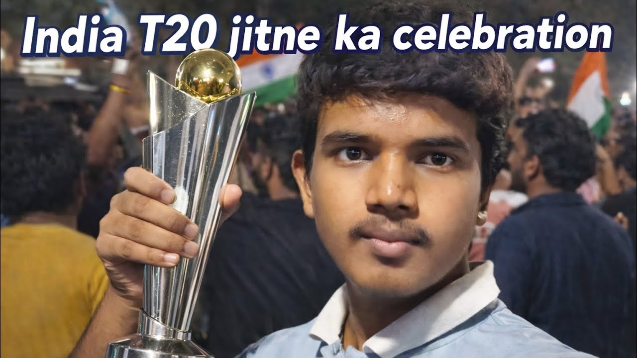 India T20 jitne ka celebration 🎉