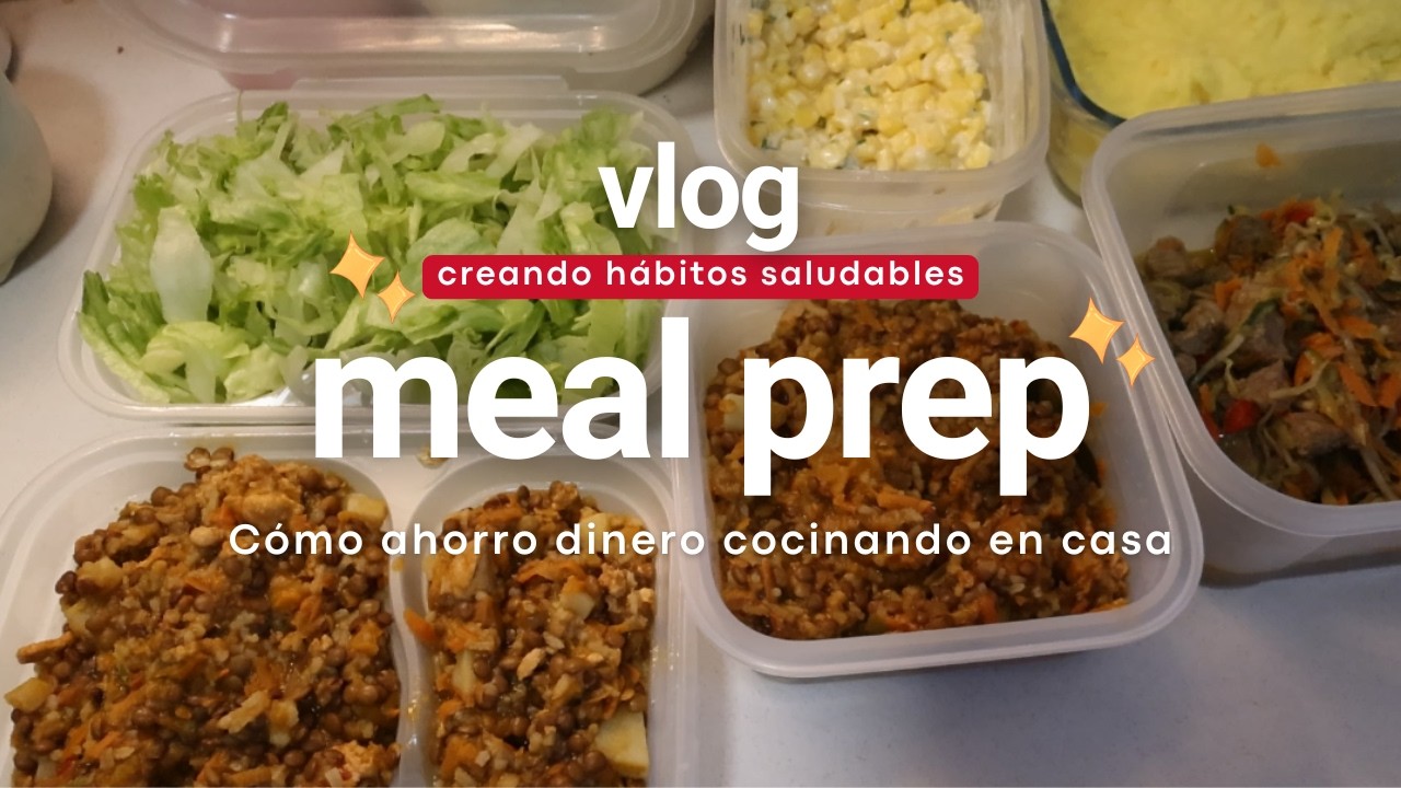 Meal Prep para Ahorrar Dinero | Vlogmas Día 1 ✨ Hábitos Saludables