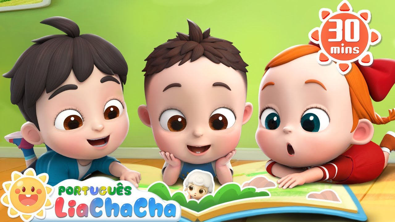 Vamos Ler um Livro 📖 | Compilação | LiaChaCha em Português - Música Infantil & Canção Infantil