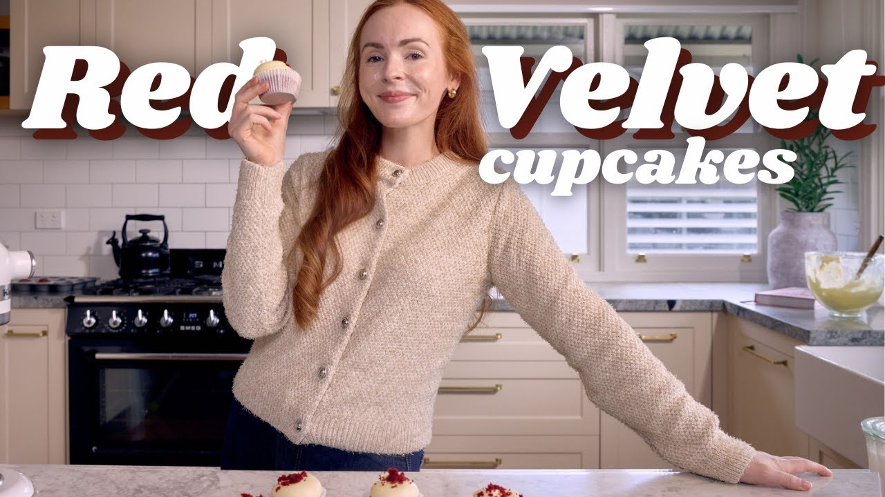 Red Velvet Cupcake Recipe | Bake With Brooki