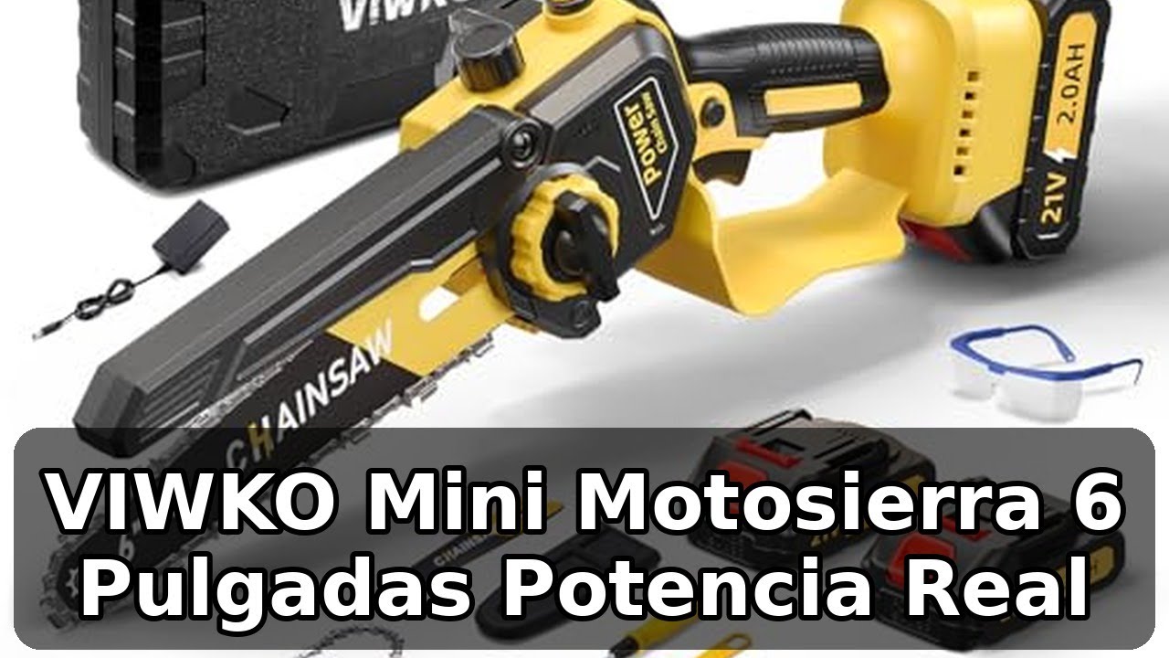 Review completa de la VIWKO Mini Motosierra 6 pulgadas: potencia y portabilidad