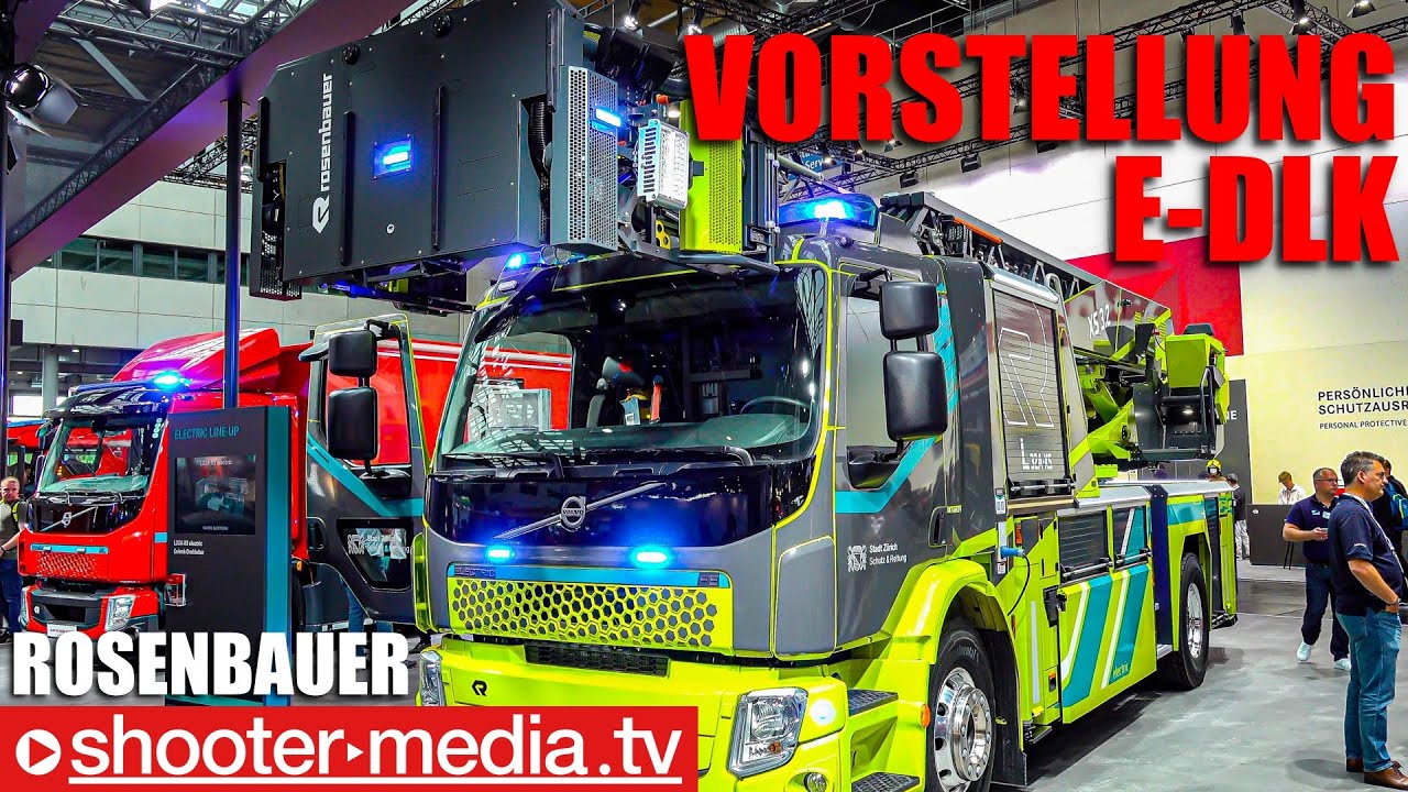 ❎ Highlight: Die neue Elektro-Drehleiter von Rosenbauer ❎  🚒 Ausführliche Vorstellung der DL(A)K 🚒