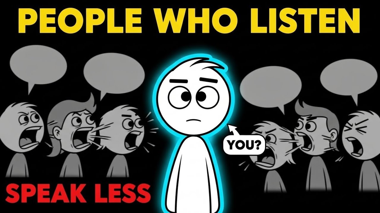 🧠 Psychology of People Who Listen Fully but Speak Selectively