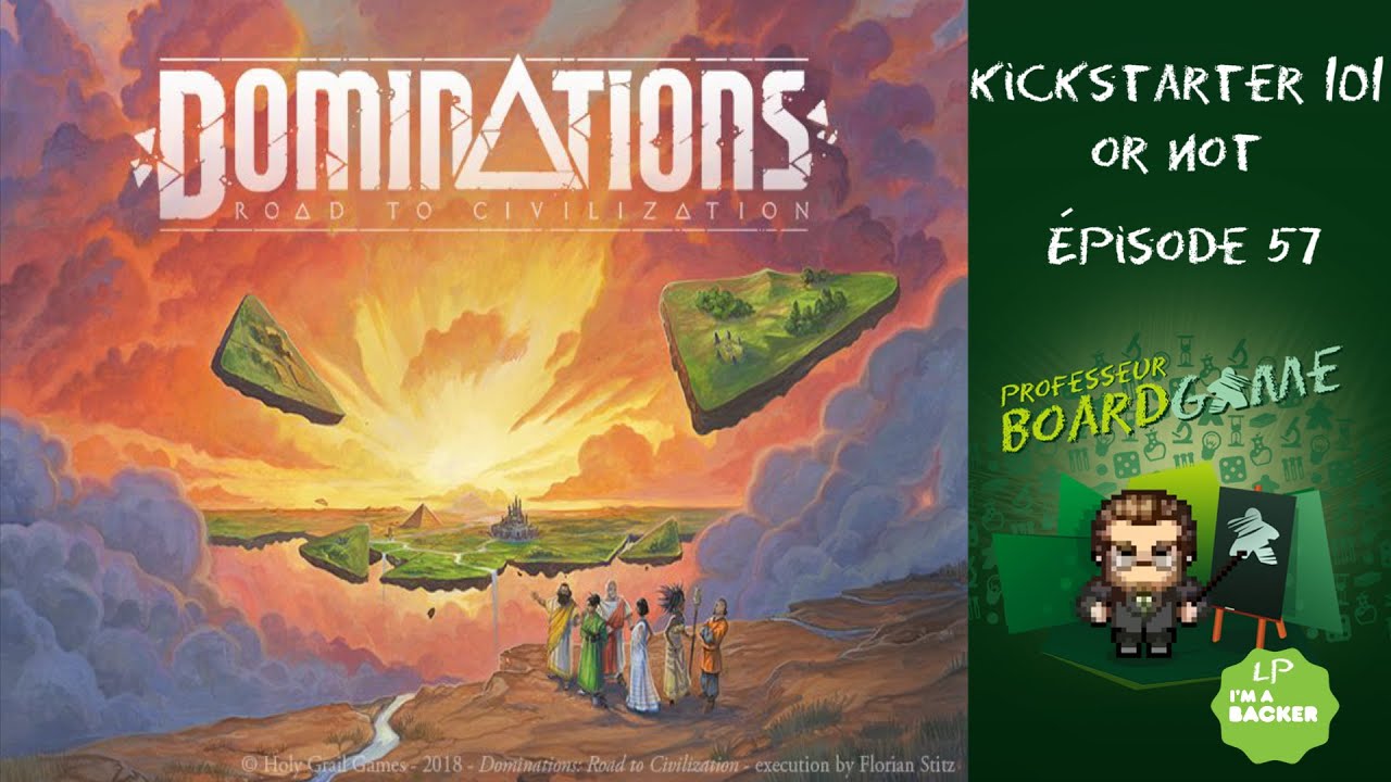 Kickstarter 101 or Not (EP57) Dominations - Règles et critique