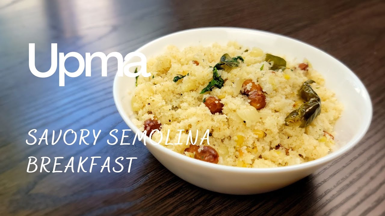 Upma and a special treat | Quick Savory Semolina Breakfast