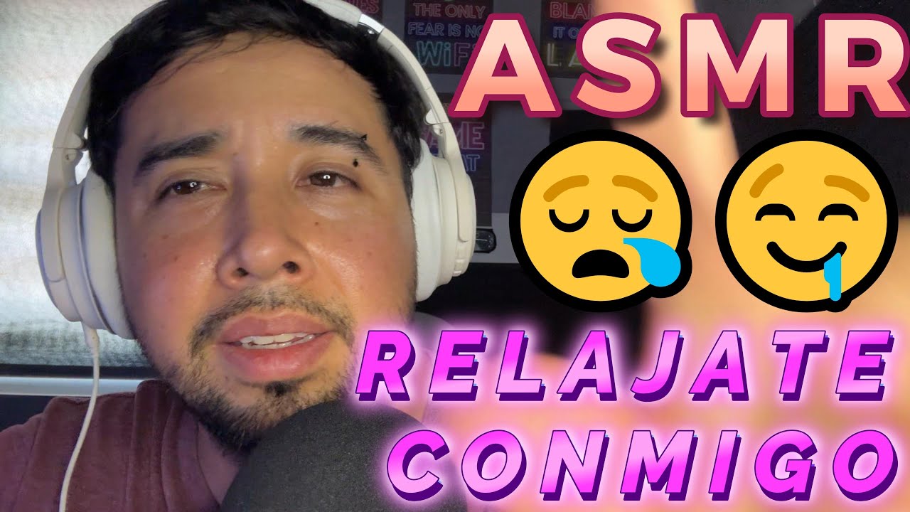 DORMIRAS EN 4 MINUTOS  !!!asmr relajante!!! spit painting, mouth sounds, hand sounds #asmrcasero
