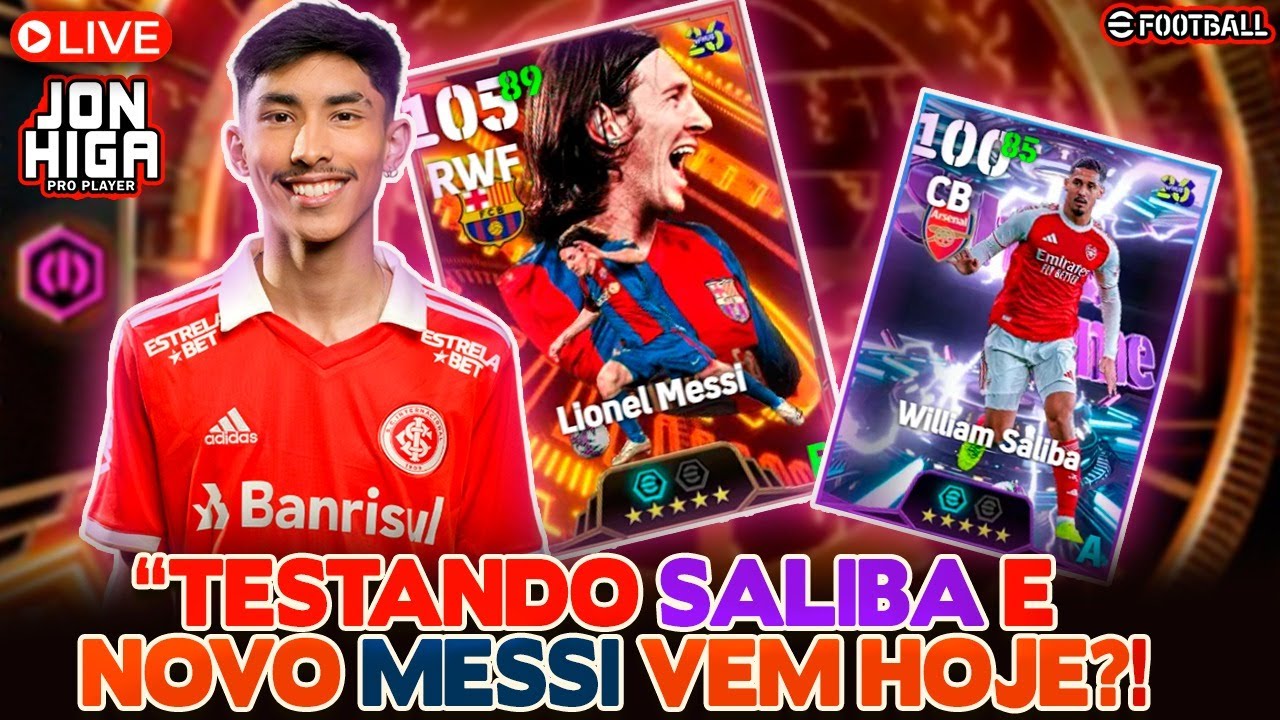 🔴 AO VIVO -  TESTANDO SALIBA NA LIGA EFOOTBALL
