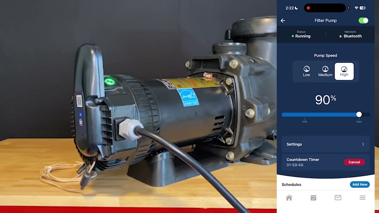 OmniX VS Pump Service Tech Speed ​​Control