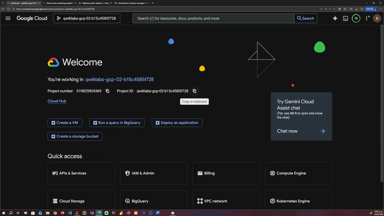 Creando una Feature Store y usando el Streaming Ingestion SDK