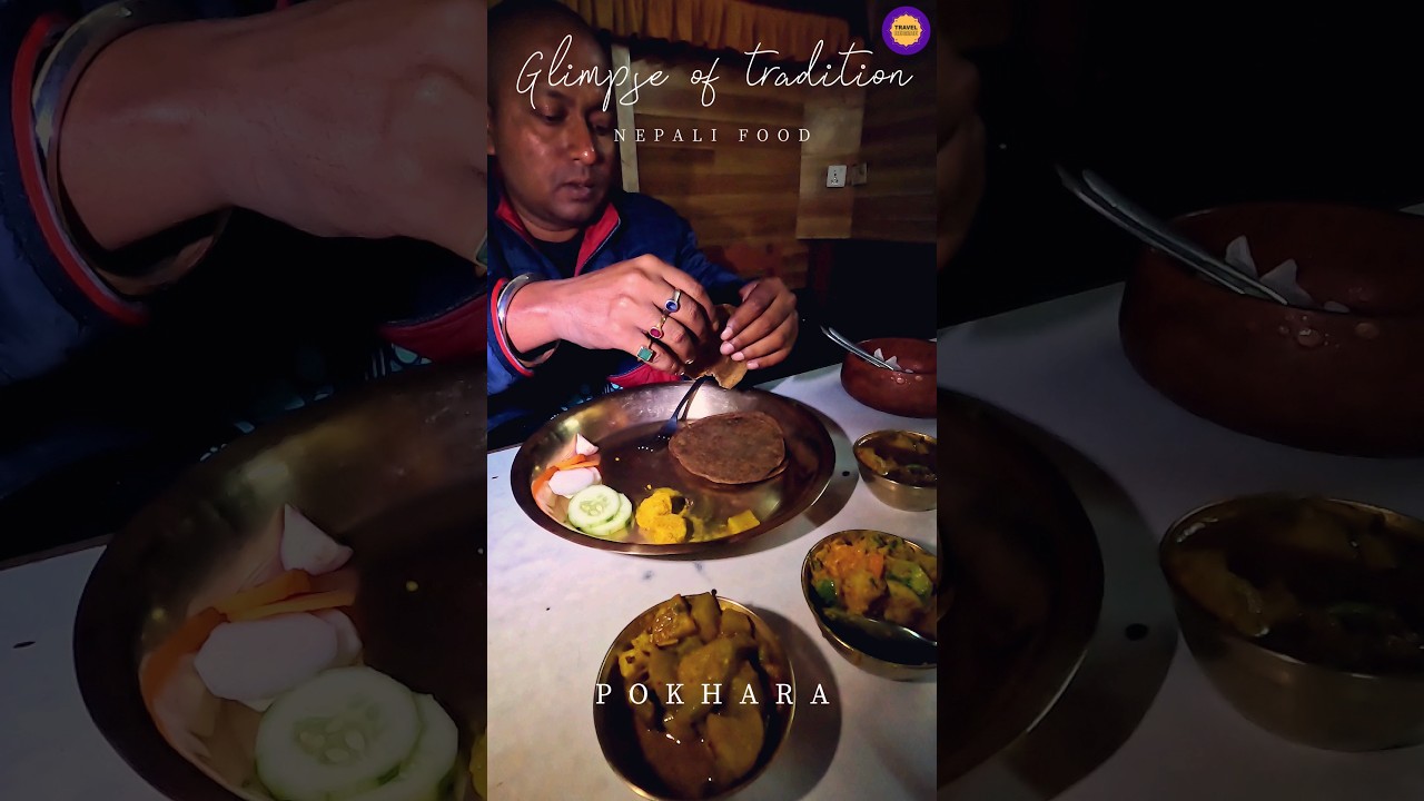 Authentic Nepali food tradition in India. Duna Tapti Restaurant in Pokhara sells local Nepali food