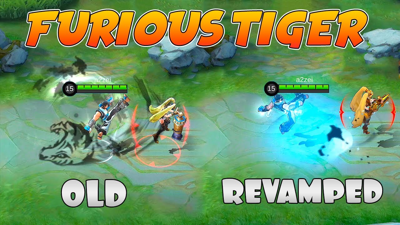 Chou Furious Tiger Revamped VS OLD Skill Effects AND Animation MLBB