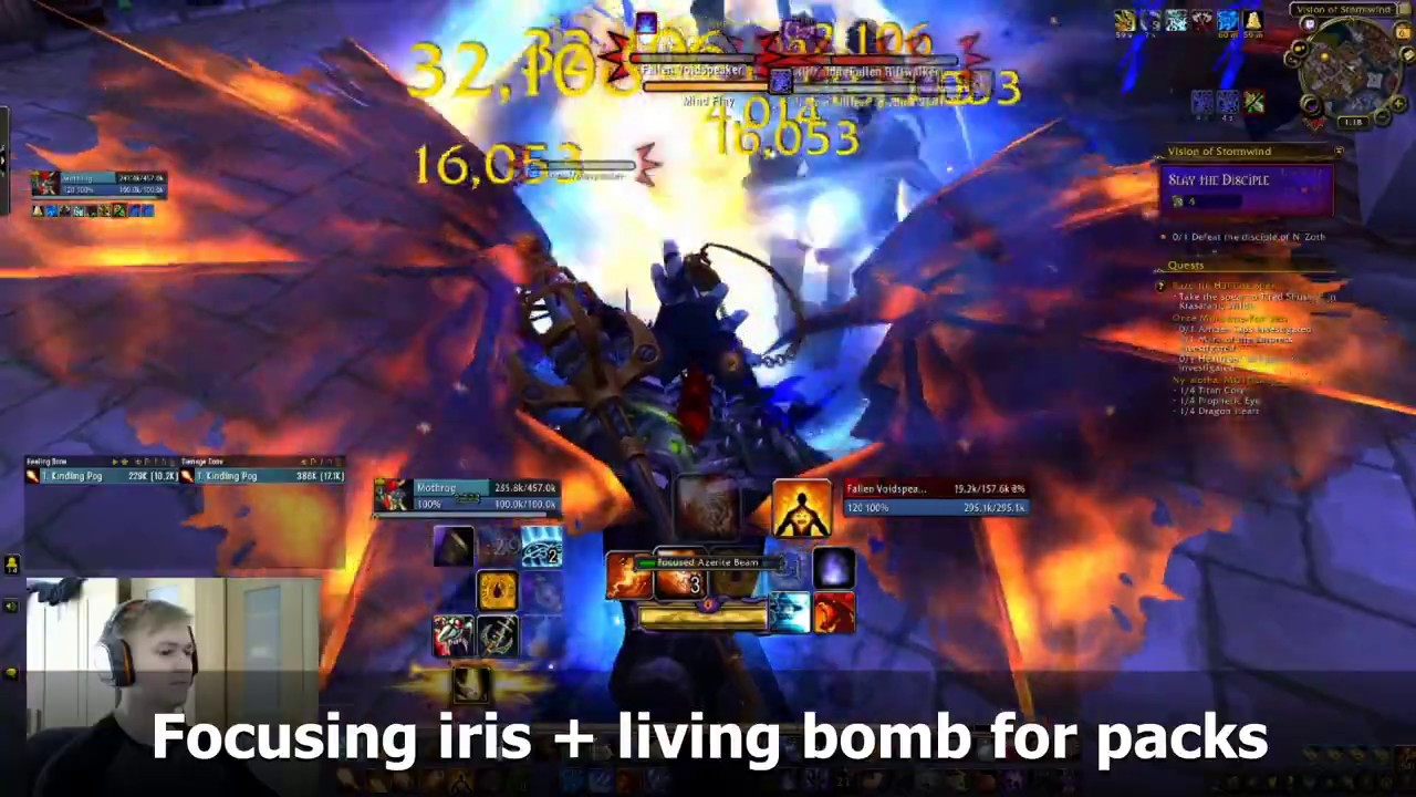 Horrific Vision of Stormwind - Full Clear Solo (Fire Mage)