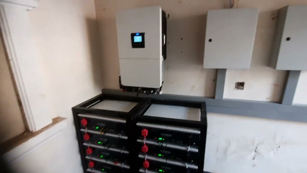12kw deye inverter and 32kwh deye batteries installed