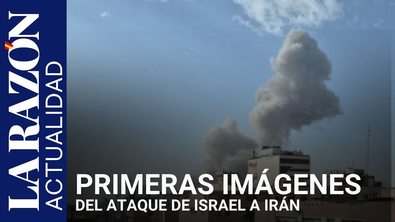 Los testigos muestran las primeras imágenes del ataque israelí a Irán