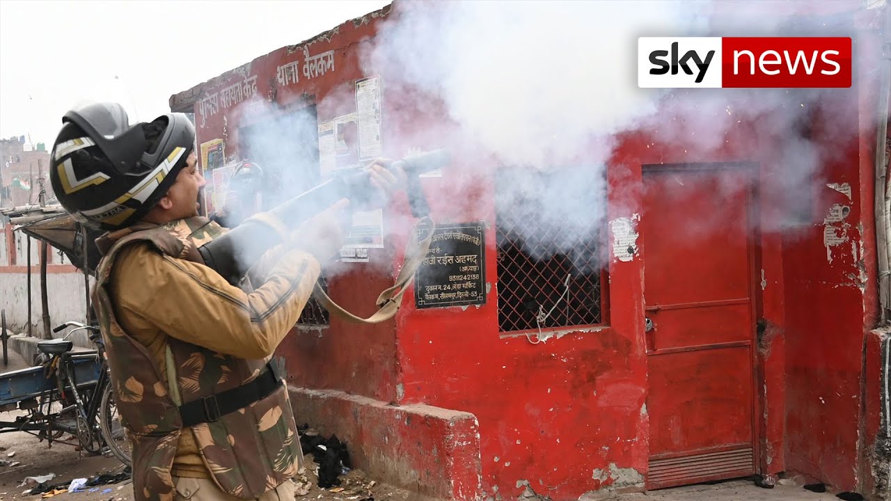 Protesters clash with police in India over 'anti-Muslim' law
