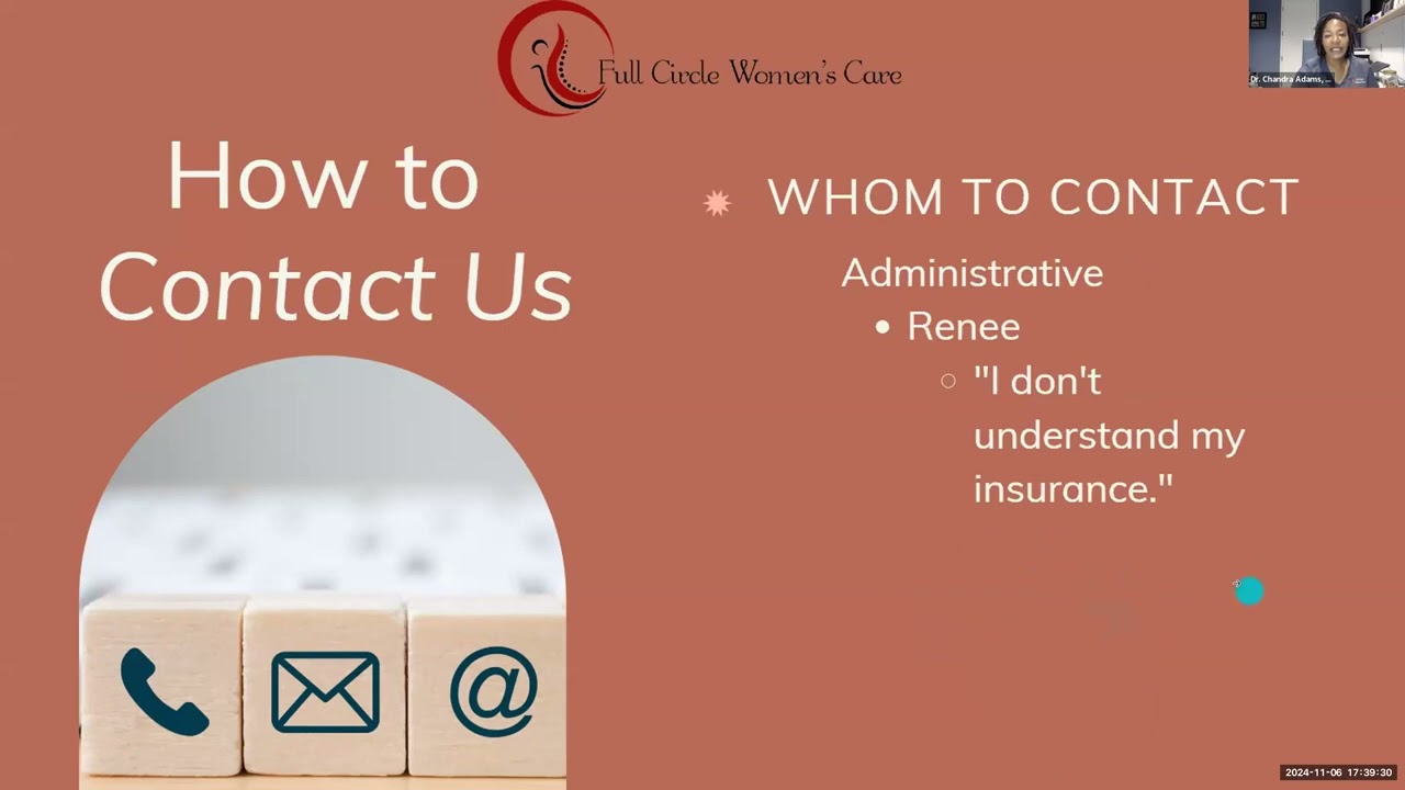 November 6, 2024 Practice and Pregnancy Orientation Webinar