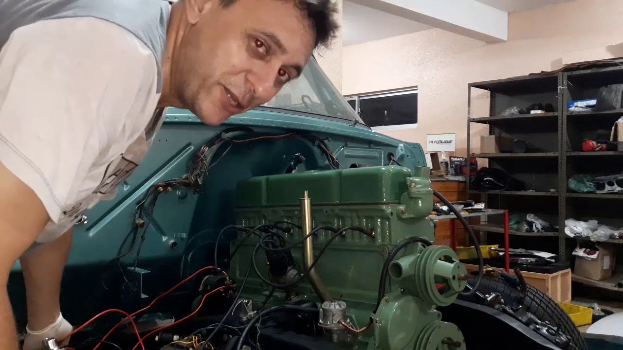 Ligando o Motor da Veraneio pela Primeira Vez.