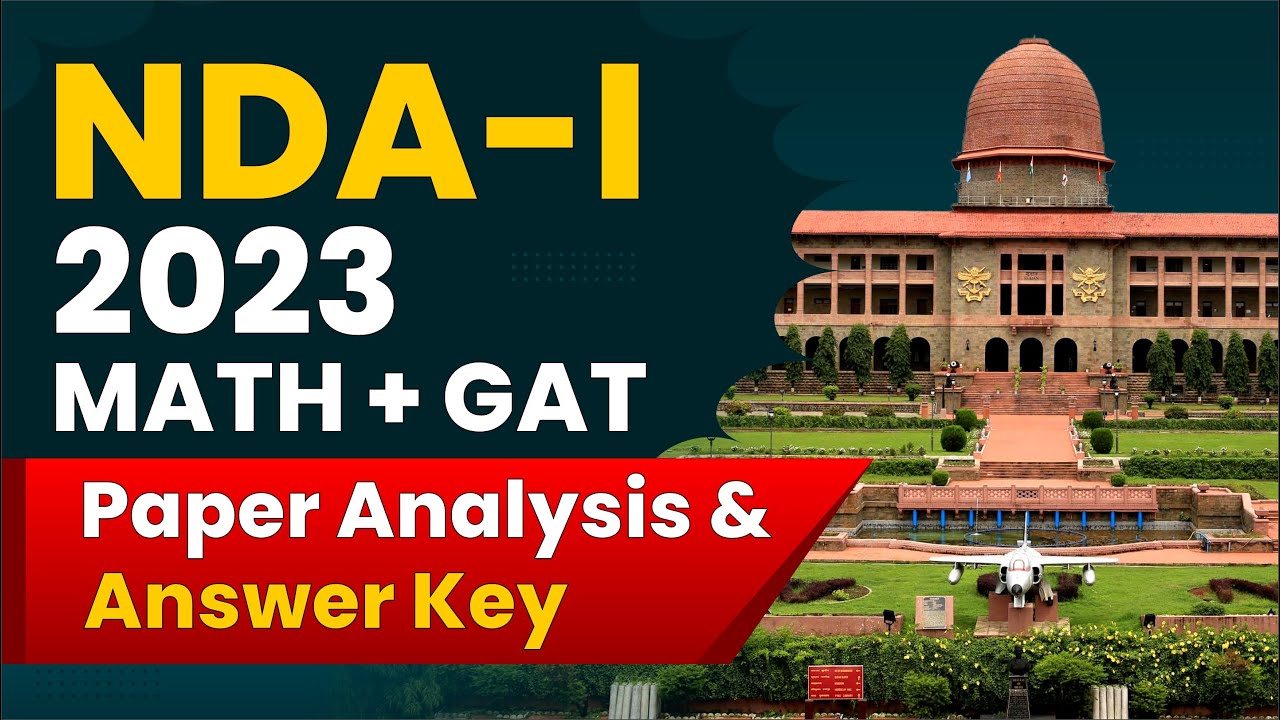 NDA 1 2023 Live Paper Solution and Analysis | NDA Maths and GAT Answer Key 2023 | Prince NDA Academy