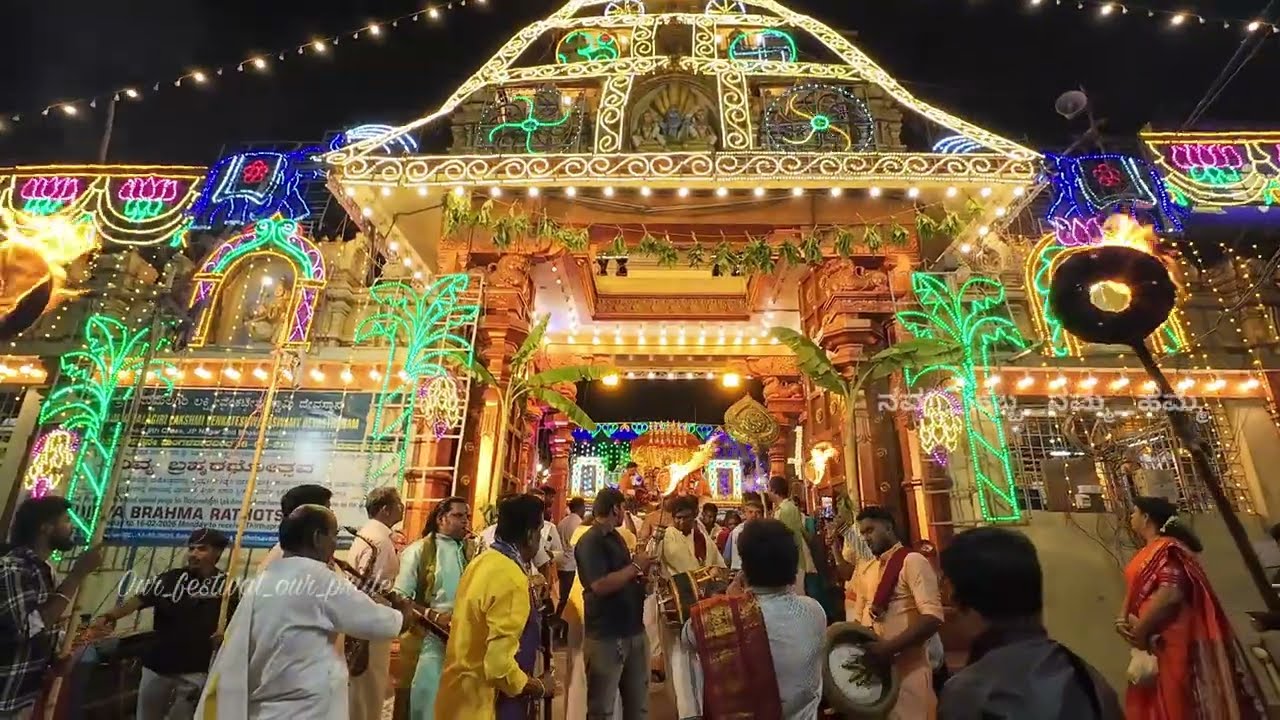 BRAMHOTSAVA Day 1 SHESHAVAHANAM THIRUMALAGIRI SHRI LAKSHMI VENKATESHWARA SWAMY TEMPLE JP NAGAR 