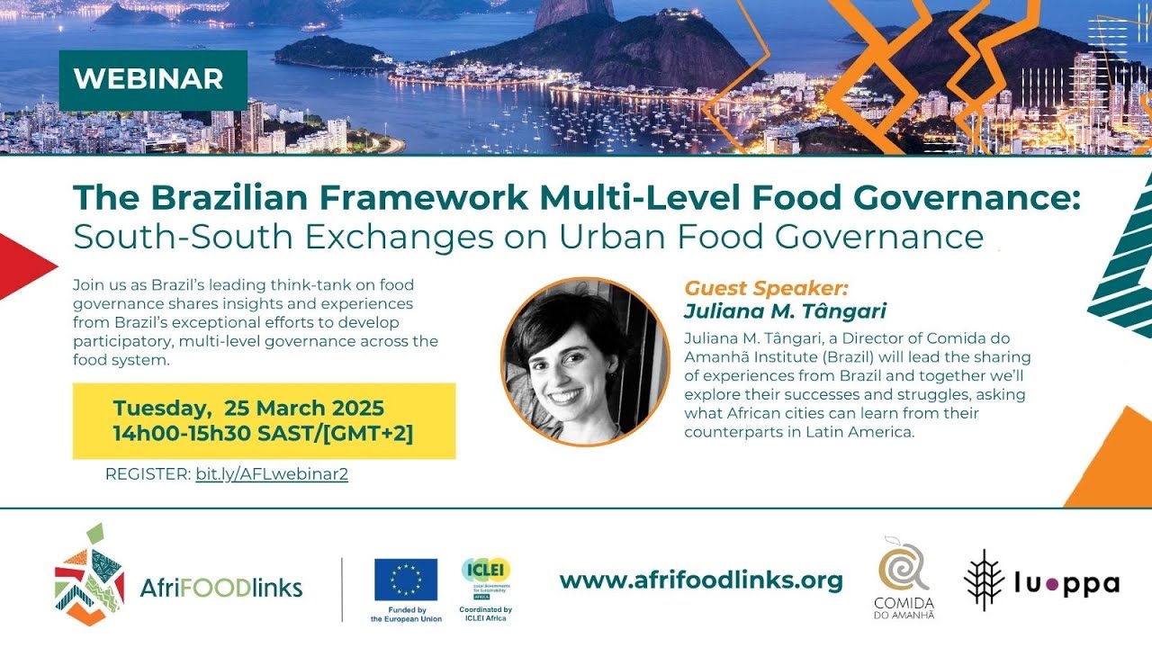 The Brazilian Framework Multi-level Food Governance: South-South Exchanges on Urban Food Governance