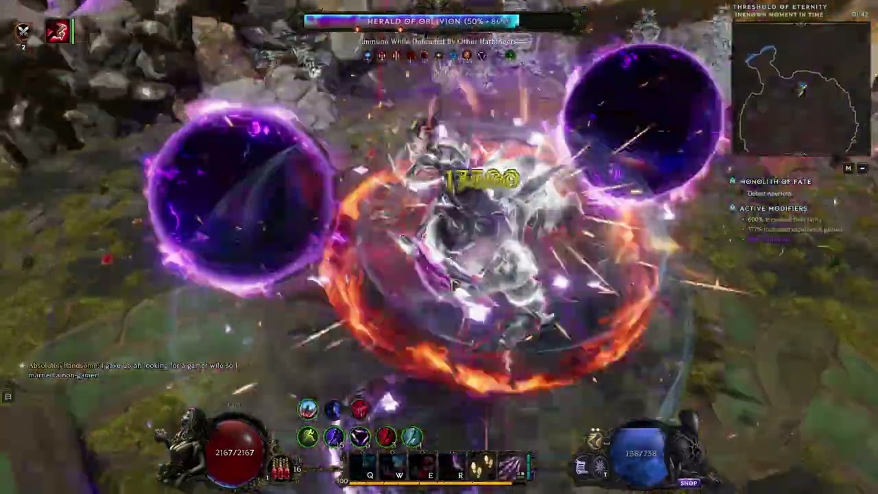 (1.3) Last Epoch Umbral Blades Falconer Uber Aberroth kill in 0:56