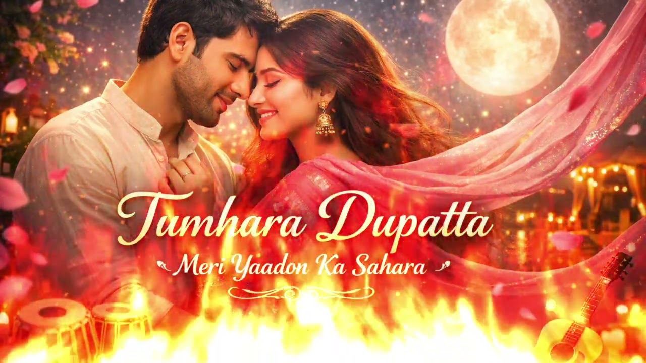 Tumhara Dupatta Meri Yaadon Ka Sahara ❤️ | Romantic Bollywood Love Song 2026 |Jhankar Bass Love Song