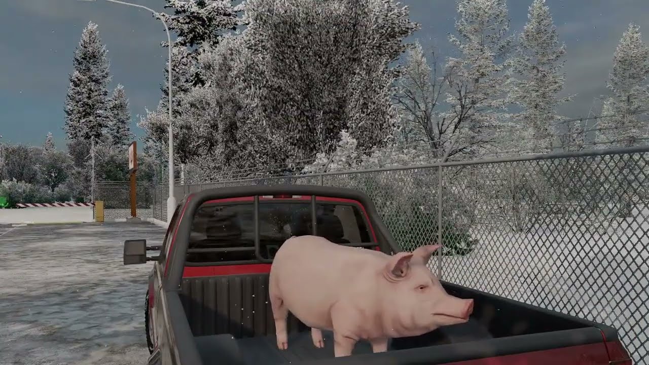 [ETS 2] Trans-Siberian-Truckway Map_FORD F250 Pig and Farm Delivery to Mogocha