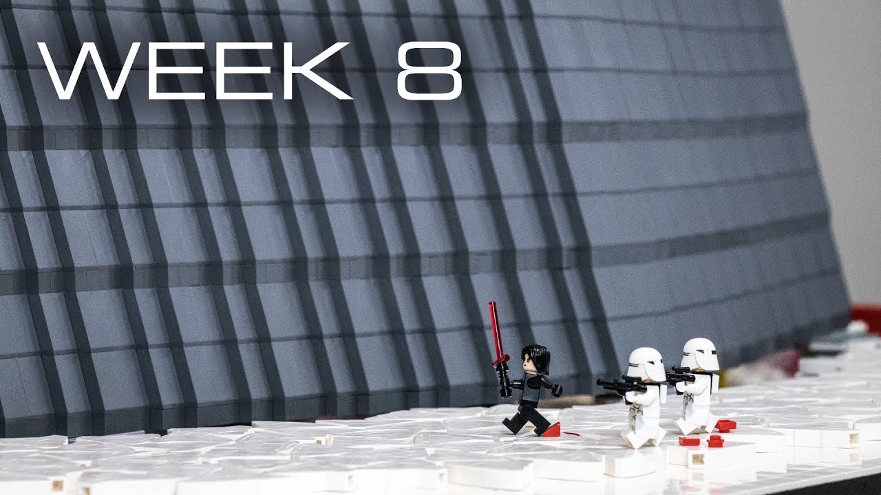 Building Crait in LEGO - Week 8: Reinforcement