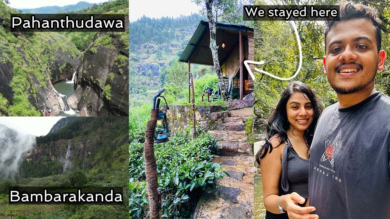 Pahanthudawa | Eco Wild Glamping Bambarakanda | Luxury Camping Vlog | Adventure | Sri Lanka 🇱🇰