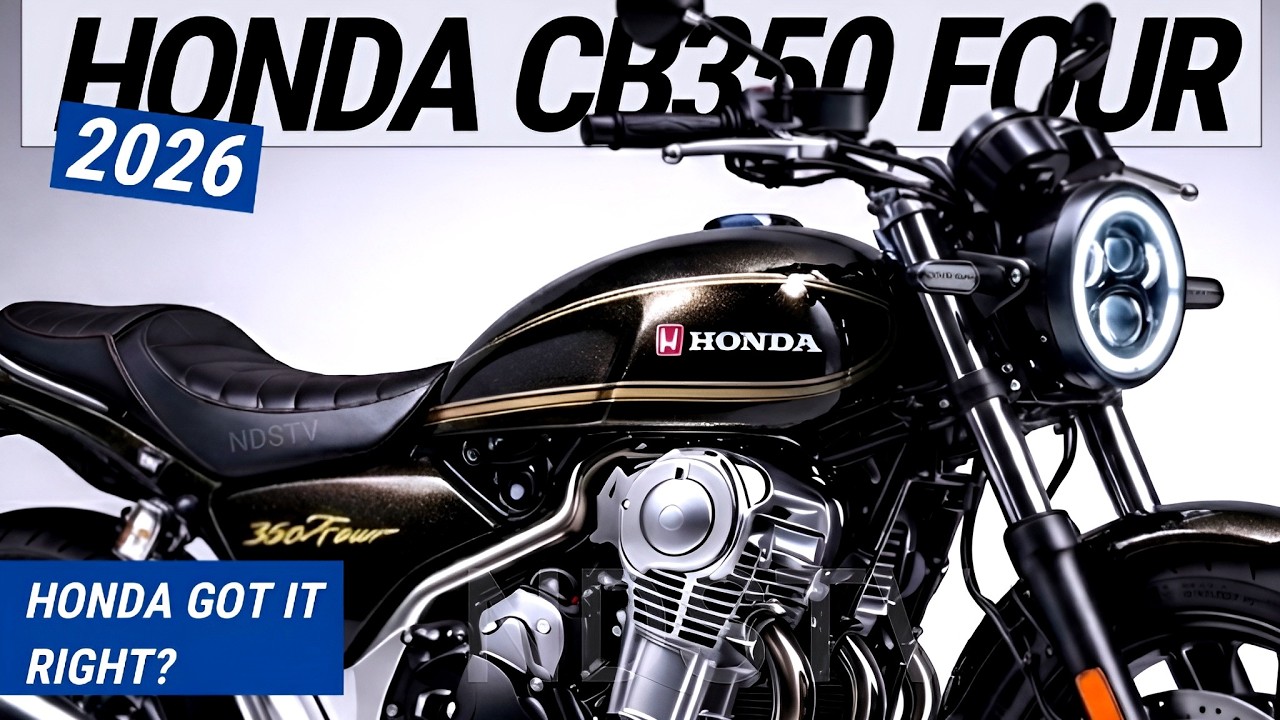 2026 Honda CB350 Four Might Be Honda’s Smartest Retro Bike Yet.