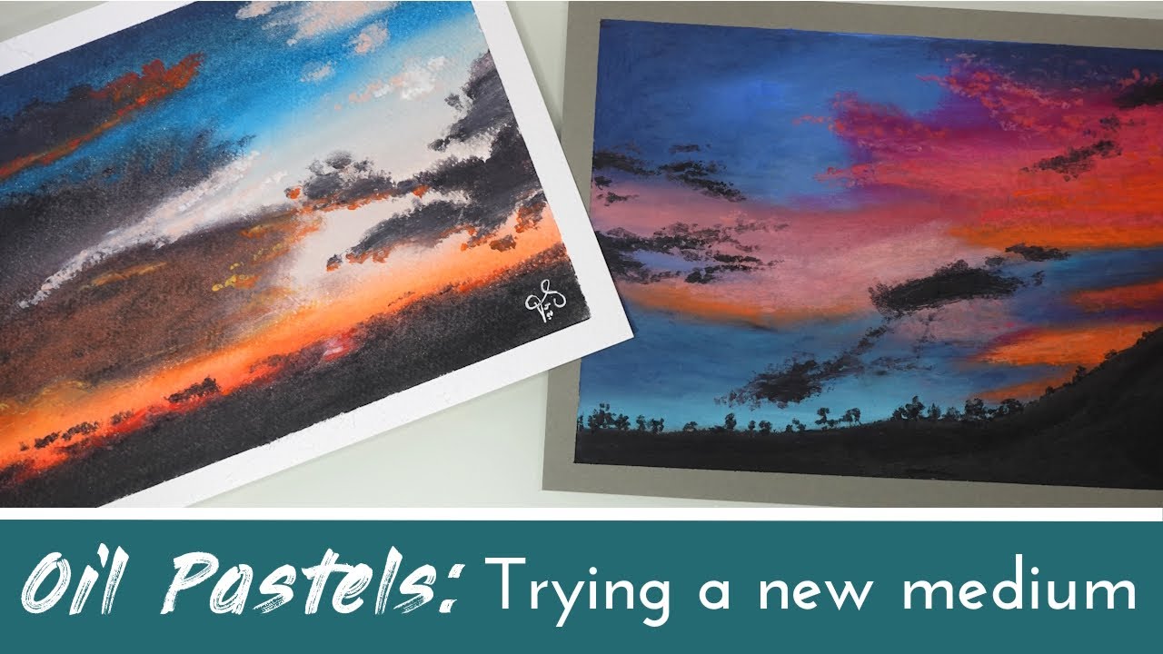 Oil pastels: Trying a new medium