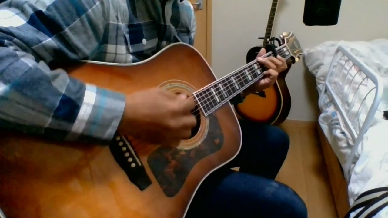 22才の別れ　/　風　ギター弾き語り　cover