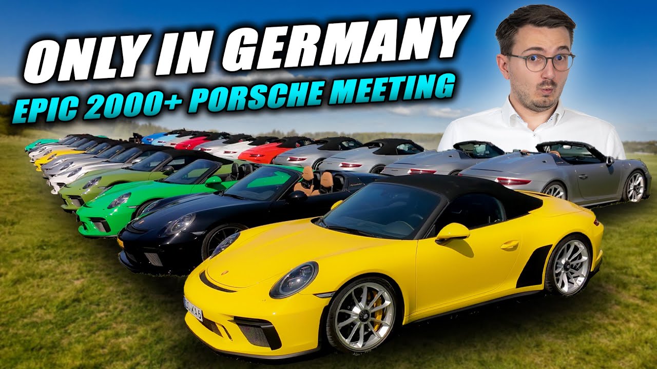 MASSIVE Porsche meet in Germany 🤩🇩🇪 World’s biggest 911 SPEEDSTER & S/T gathering!