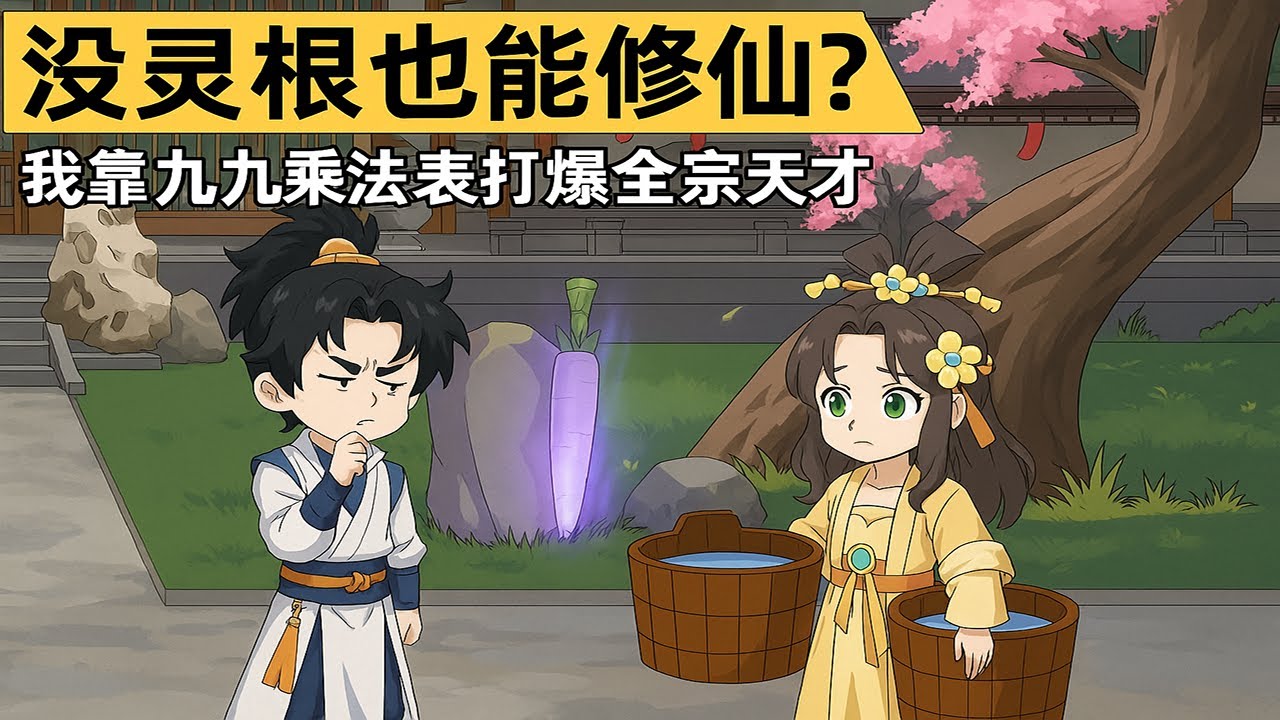 【MULTI SUB】杂役也能修仙？我用小学课文当咒语，一拳打飞金丹师兄 #修仙 #穿书 #爽文 #废柴逆袭 #搞笑修仙 #无灵根 #杂役逆天 #九九乘法表